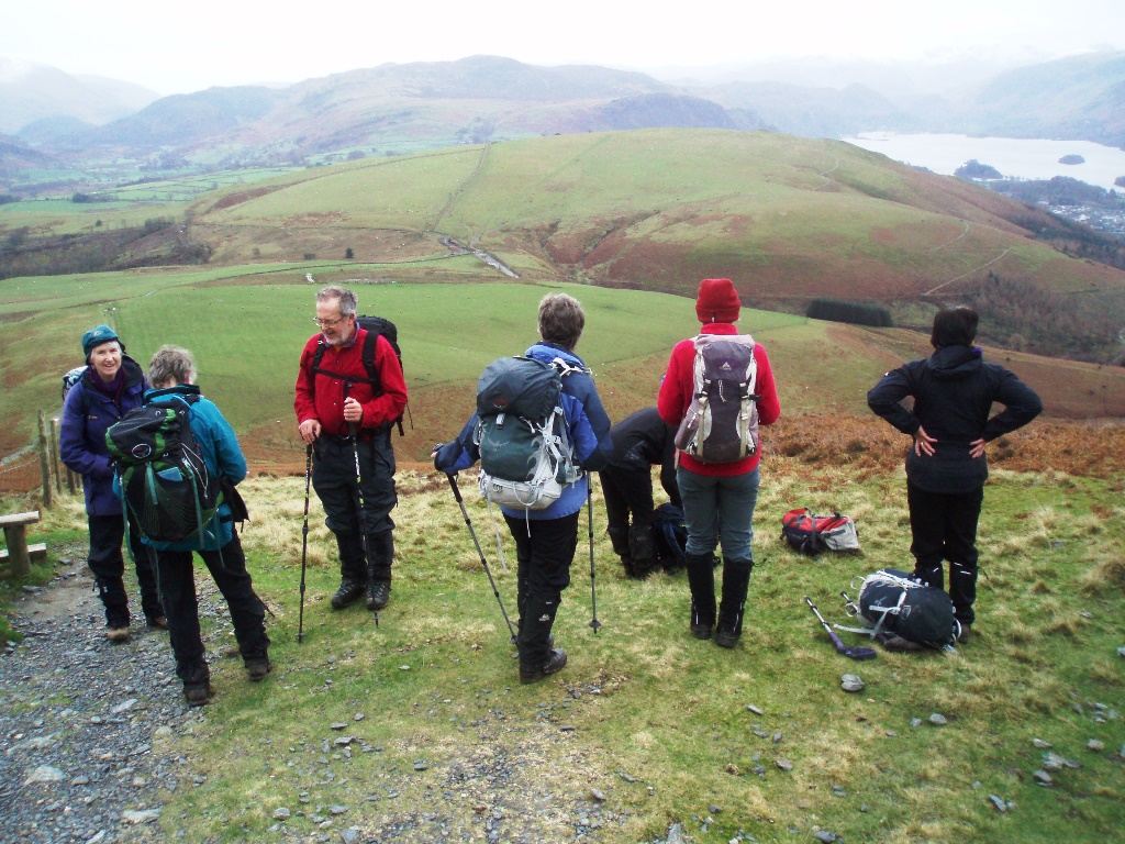 On the way up Skiddaw